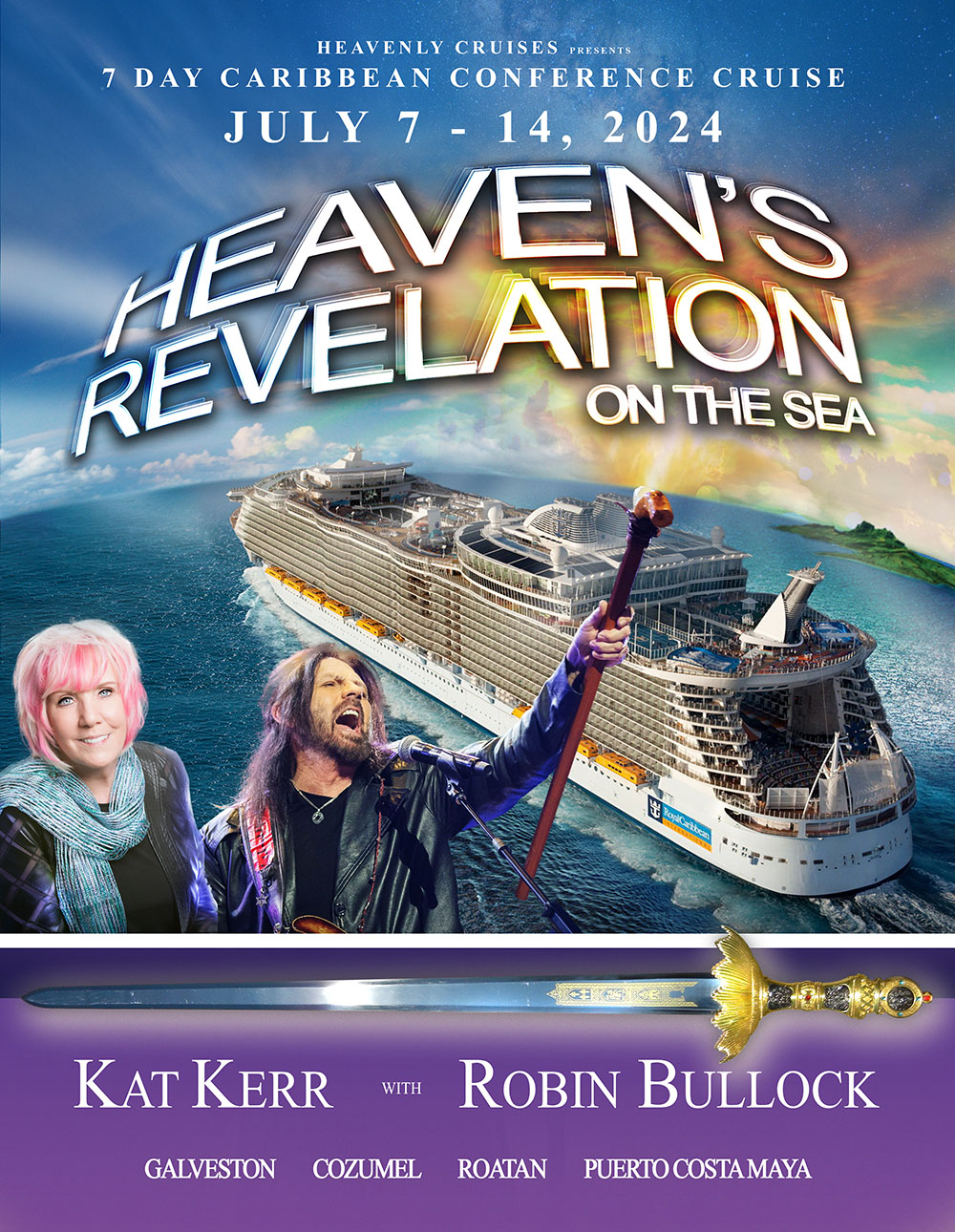 Kat Kerr Robin Bullock Caribbean Cruise 2024