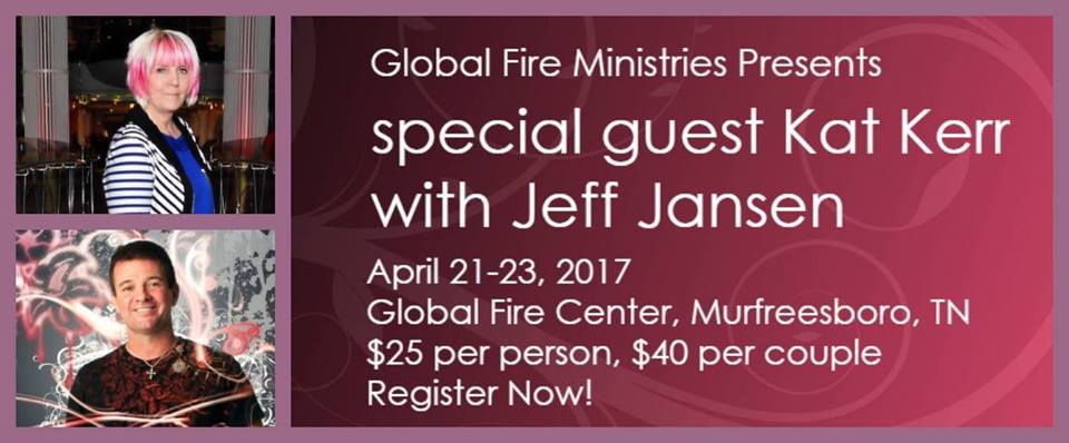 Kat Kerr April 21-23 2017 TN USA